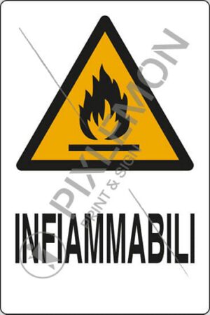 cartello INFIAMMABILI