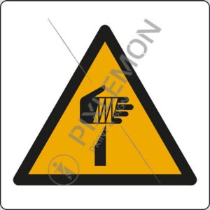 cartello (pericolo oggetto affilato - warning: sharp element)
