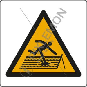cartello (avvertimento: tetto fragile - warning; fragile roof)