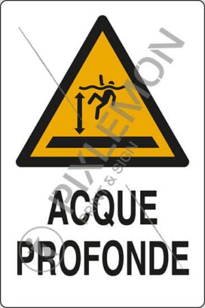 cartello ACQUE PROFONDE