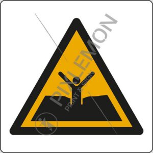 cartello (attenzione; sabbie mobili o fanghi/fanghi profondi o limo - warning; quicksand or mud/deep mud or silt)