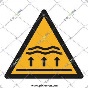 cartello (Attenzione; zona di inondazione - Warning; Flood zone)