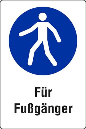 Schild Für Fußgänger